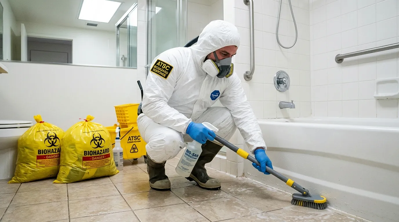 Decontamination equipment deployed for Blood Cleanup in Northview